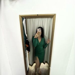 Silk Green Dress